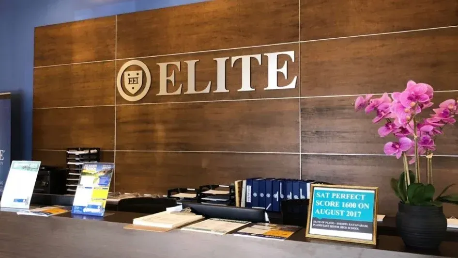 The front desk at Elite Prep Plano